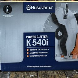 husqvarna cutter K 540i W/battery & Charger