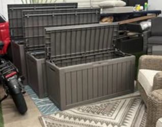 Storage Totes  80 Gallon $99 120 Gallon $120 150 Gallon $150 *New in box* (Easy Assembly)