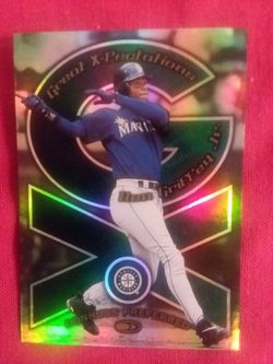 Donruss Preferred Ken Griffey & Jose Cruz Jr. Great X Pectations Card