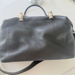 Cavalli Class Women Leather Handbag 