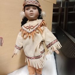 Vintage Native American Doll