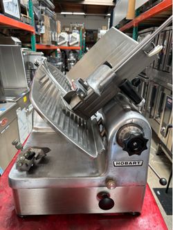 12” Automatic Hobart 1712 Slicer Meat Cheese Deli cutter nsf countertop stainless steel commercial works great with Sharpener stones It’s Here!!!!