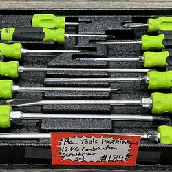 Mac Tools PKRB12CG-S 12pc Combination Screwdriver Set 