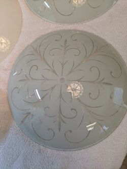 Assorted Glass Lamp Shades