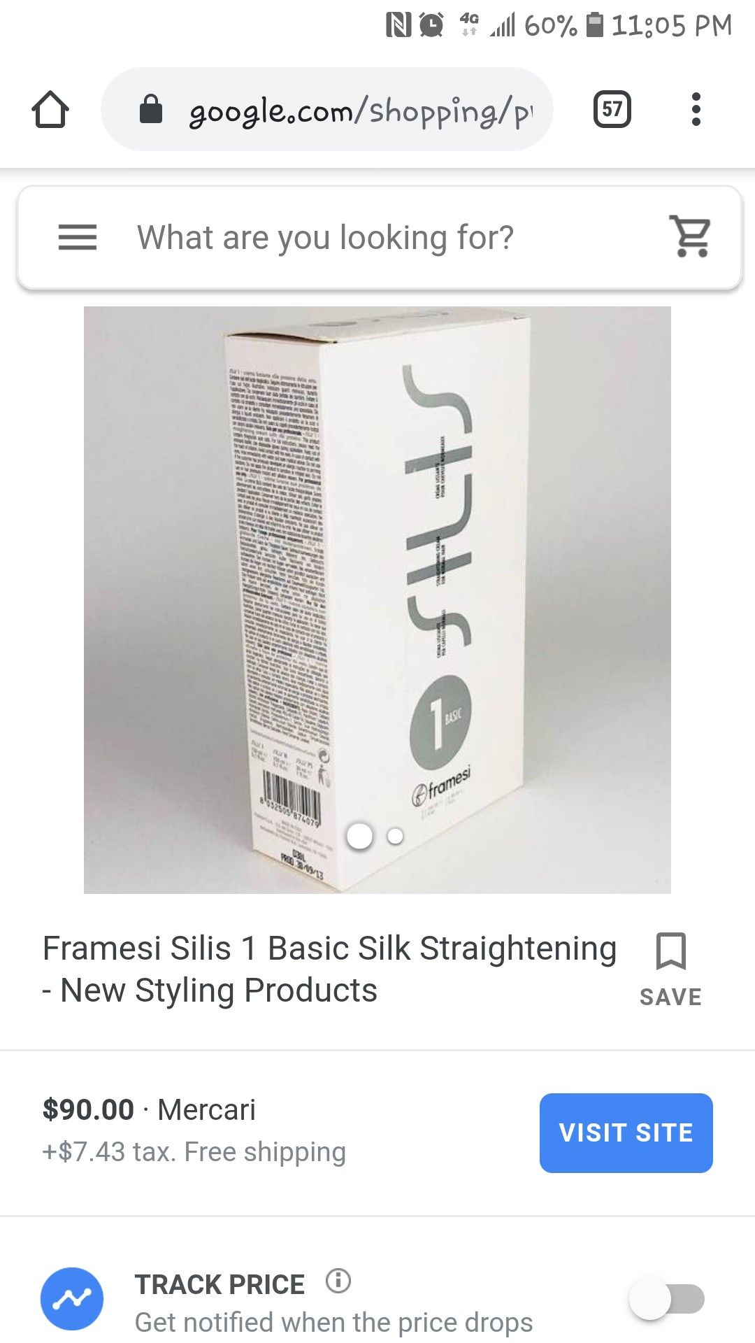 Framesi Silis silk straightening 3 piece system