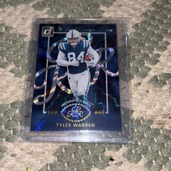 Tyler Warren the rookies Donruss football card colts