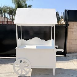 Wooden Candy Cart