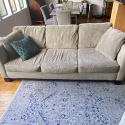 Needs to be gone by Thursday! Over 80% of Great Condition Macy Kenton Fabric Sofa and Chair