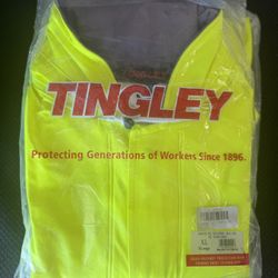 BRAND NEW TINGLEY ECLIPSE QUAD-HAZARD FR RAIN SUIT – JACKET, HOOD & BIB OVERALLS – XL