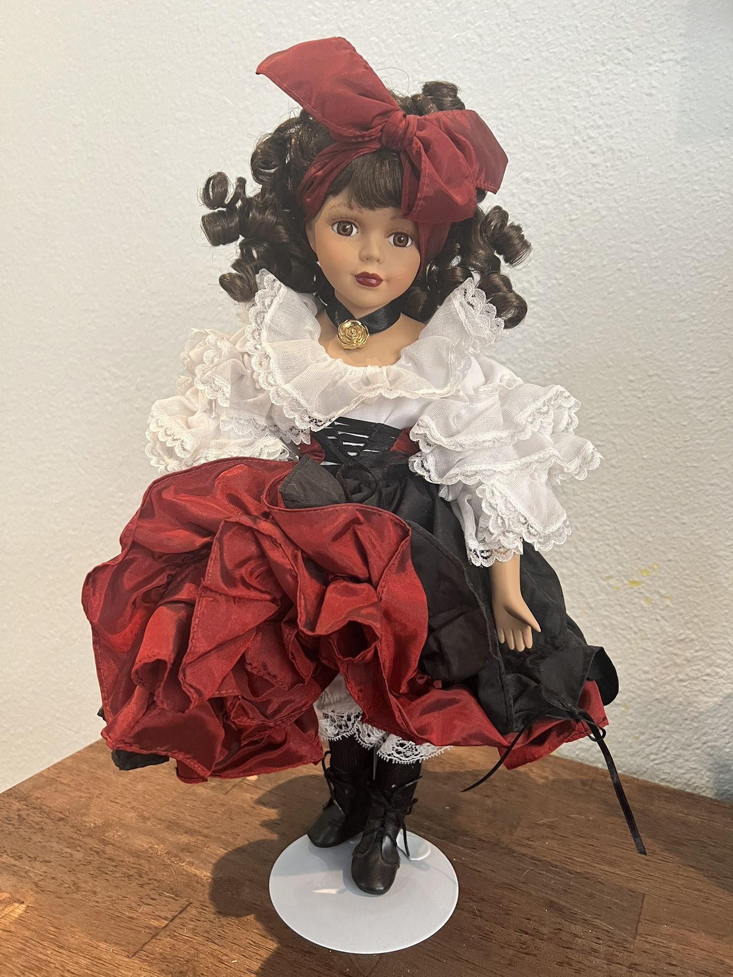 Collectible Show Stopper Carmen Porcelain Doll