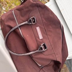 👜 Kenneth Cole Signature Brown Travel/Weekender Bag