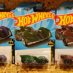 HOTWHEELS Batman Arkham Knight Toy Vehicles Bundle 