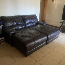 Brown Reclining Couch 100 BucksNon Smoking Home