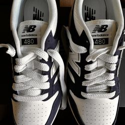 New Balance 480 Shoes Size 9.5 Mens 11 Womens Blue/white