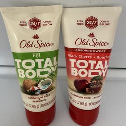 Old Spice total body deodorant  2 for $12