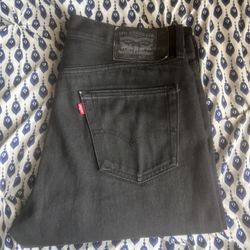 Levis 501s Shrink To Fit 36 By 32 Black