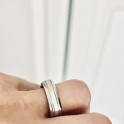 Men’s Engagement Ring Solid Platinum  