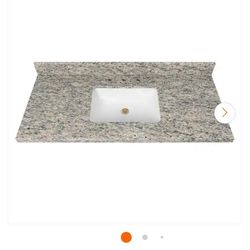 St. Paul Stone Effects Capri 48x21 Granite Vanity Top w/ Sink