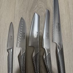 Global knives 5pc quality knife