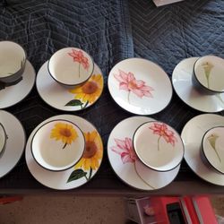 15 Pc Noritake Dish And Small Bowl 15 Pc, One Missing, New