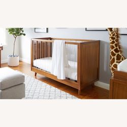 West Elm Modern Crib Set w/ Newton Mattress – Excellent Condition