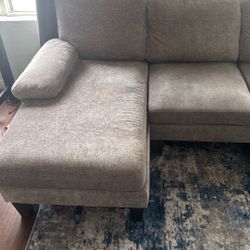 Convertible Sectional Sofa Couch, 4 Seat Sofa Set for Living Room 