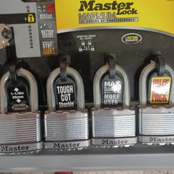 Your Choice 4 Set Master Locks