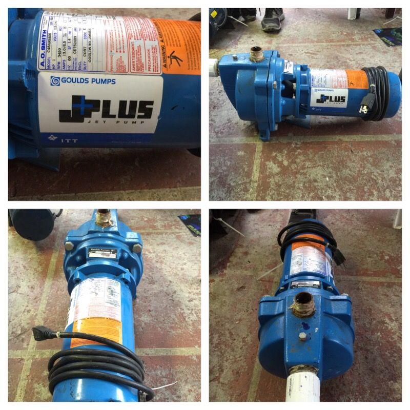 Goulds J Plus Jet Water Pump 1hp Model C48a95a06 for Sale in Opa-locka, FL  - OfferUp