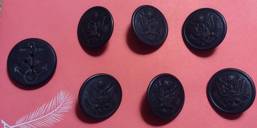 Vintage US Army Button Set