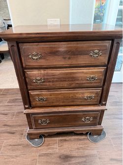 Beautiful hardwood dresser!