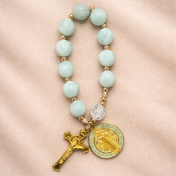 Green Moonstone Decade Rosary