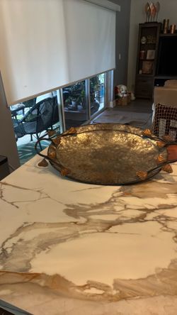 Metal tray