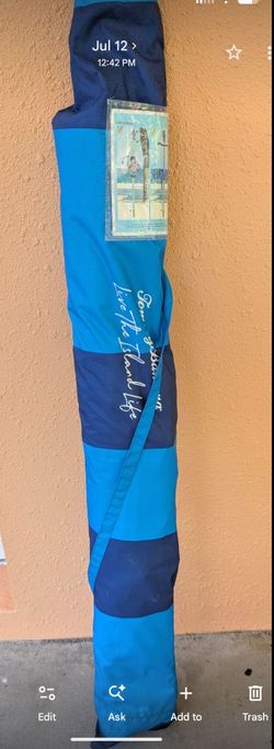 Tommy Bahama Beach Umbrella with Carrying Bag