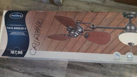 Harbor Breeze ceiling  Dual Fan 74 Inch 