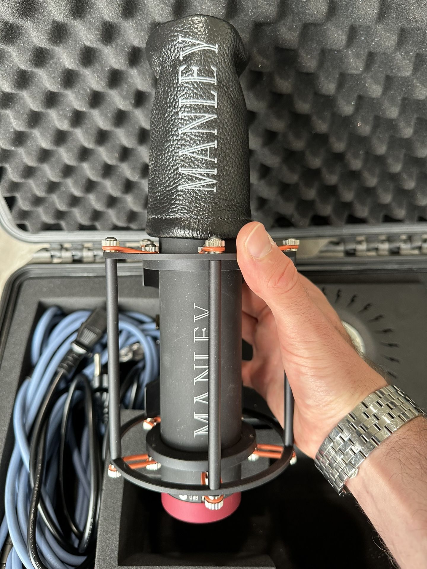 Manley Labs Reference Cardioid Large Diaphragm Tube Condenser Microphone 2010s - Black