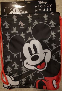 New Mickey Mouse Drawstring Bag.
