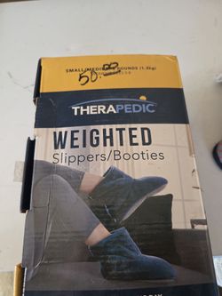 Slippers weighted