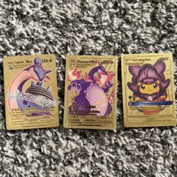 Gold Pokémon Cards