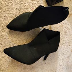 Black Ankle Height Booties