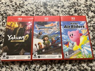 Kirby Air Riders Dragon Quest 7 Reimagine Yakuza 0 Nintendo Switch 2