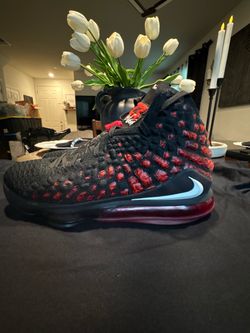 Nike LeBron 17 Black Red Basketball Shoe