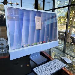 Apple 24” iMac M4 Chip 16GB Ram 256SSD! Covered under AppleCare+! We offer financing!