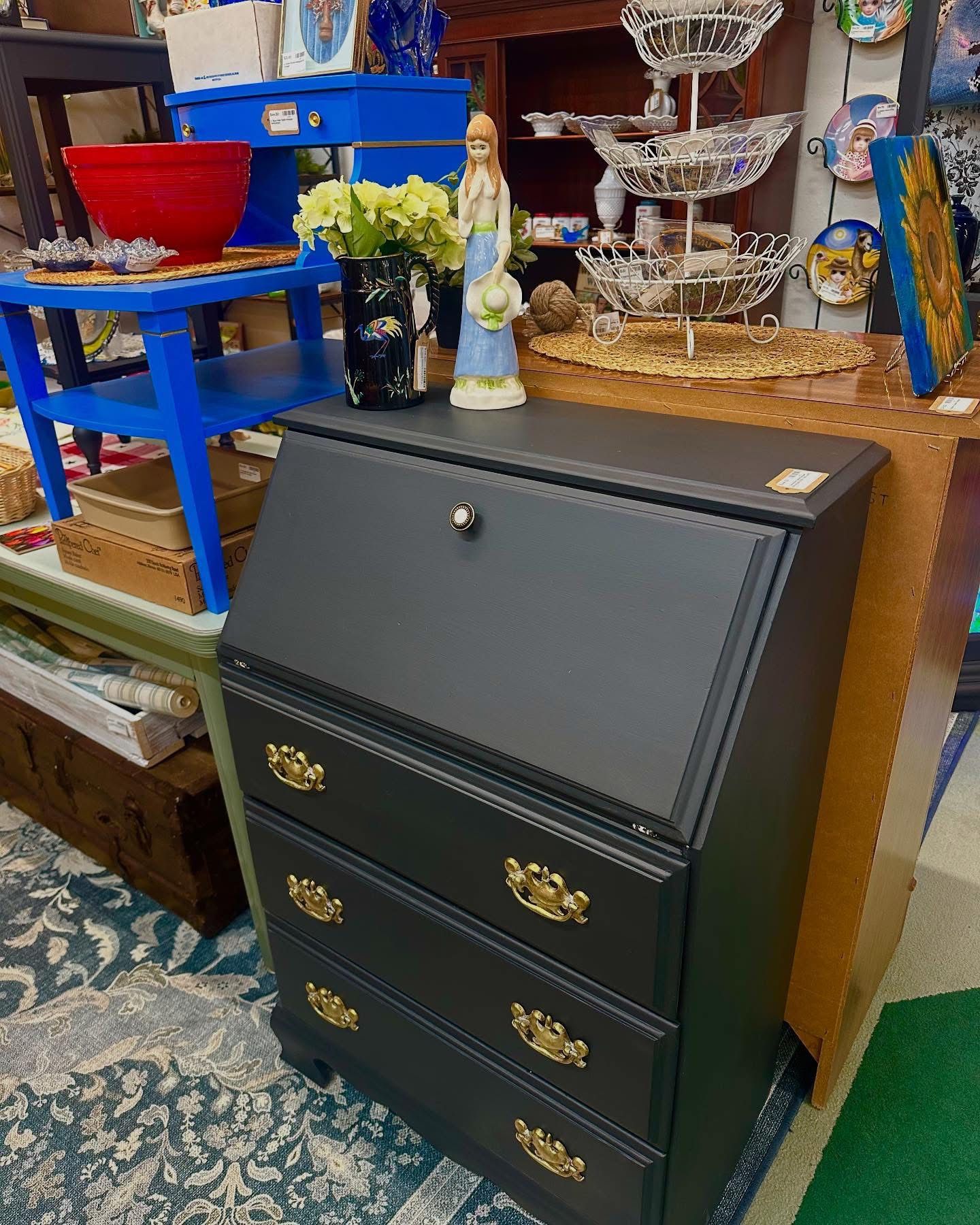 Secretary Desk Dresser repainted