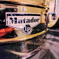 Latin Percussion M257B Matador Series 14" / 15" Brass Timbales (NO STAND)