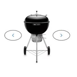 WEBER 22 MASTERTOUCH CHARCOAL/ WOOD GRILL