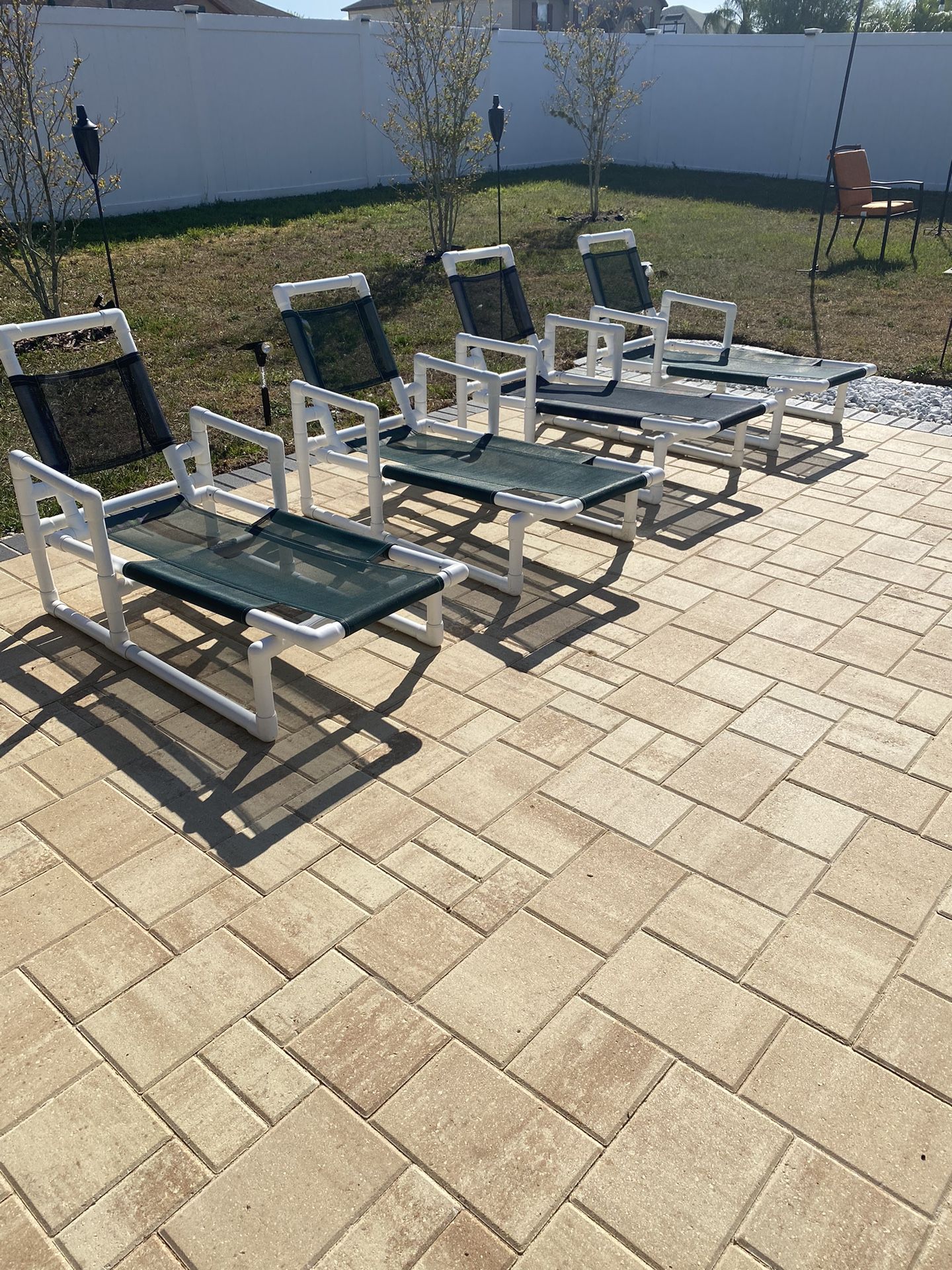 Outdoor lounge chairs