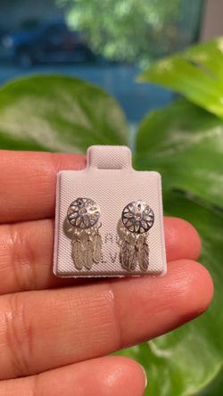 925 Sterling Silver Earrings/ Aretes Plata Ley 925