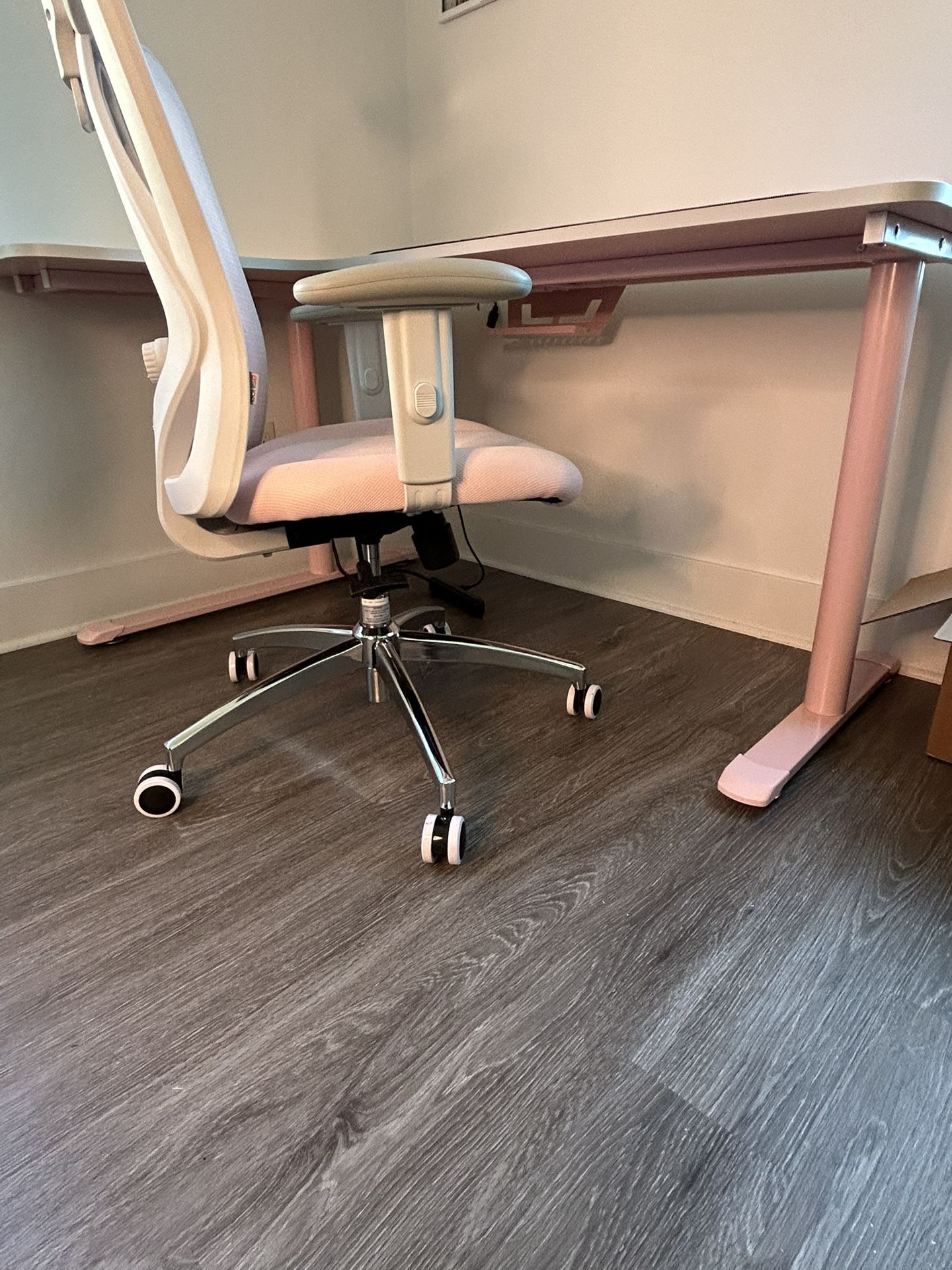 Pink Office/Gaming Desk And Chair