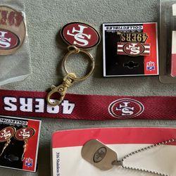 NFL 49ers, GreenBay, Dallas Lakers,Clippers other teams available keychains earrings, neckchains, langers wristbands magnets also wheelchair an TRULY