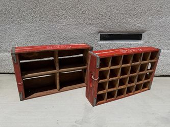 Vintage Coca Cola Wood Crates